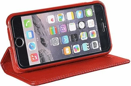 Mbështjellës me kapak magnetik HAVANA 13500 për Samsung Galaxy A03s/A037, i kuq