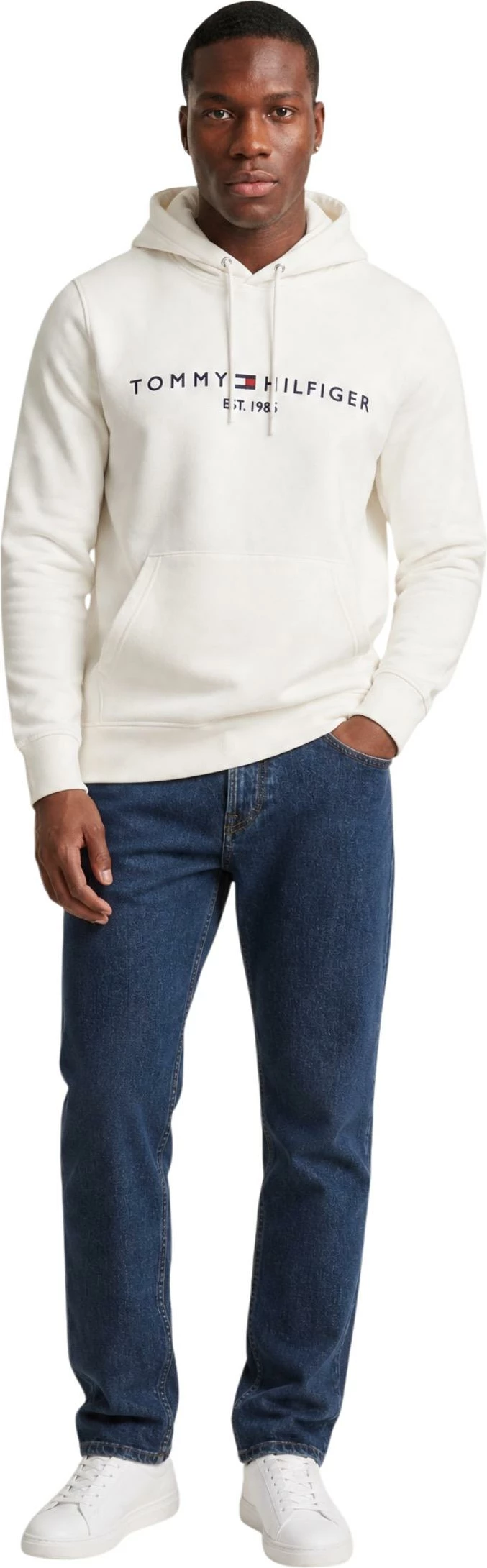 Duks me zinxhir për meshkuj Tommy Hilfiger MW0MW11599, krem [Madhësia: S]