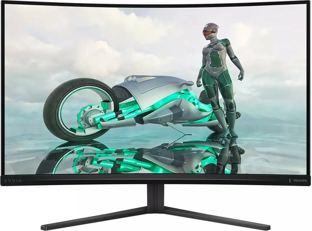Monitor Philips 32M2C3500L, 32 inç, QHD, 180Hz, Curved, gri