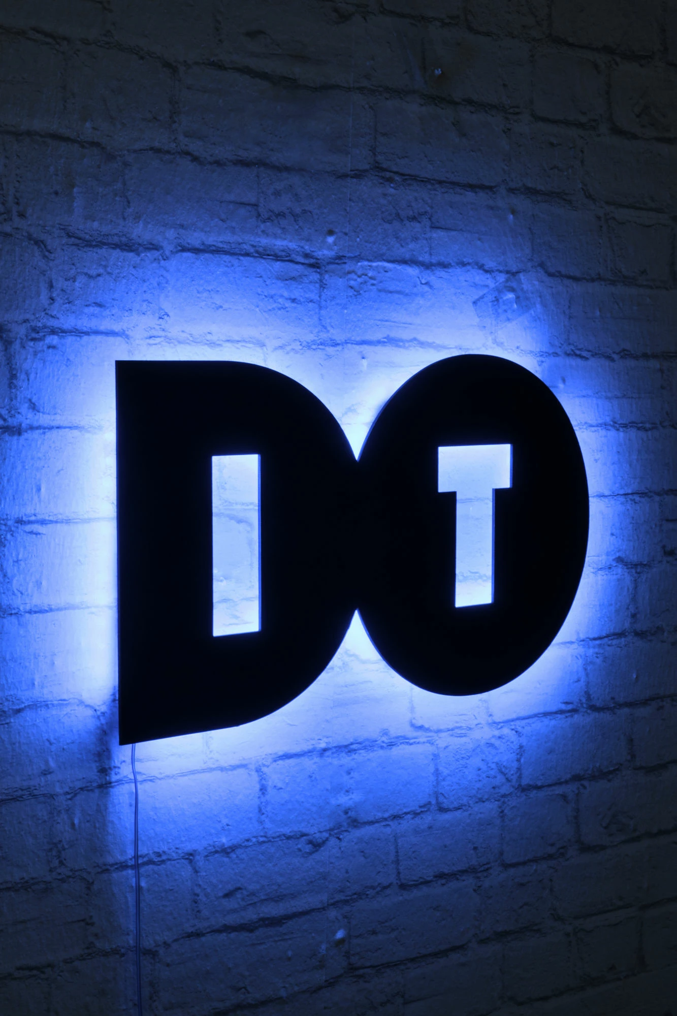 Dritë dekorative LED Wallity, Do It, ngjyrë kaltër
