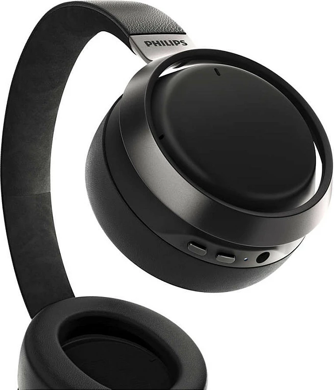 Kufje Philips Fidelio, Bluetooth 5.0 + 3.5mm, ANC, 35 orë, të zeza