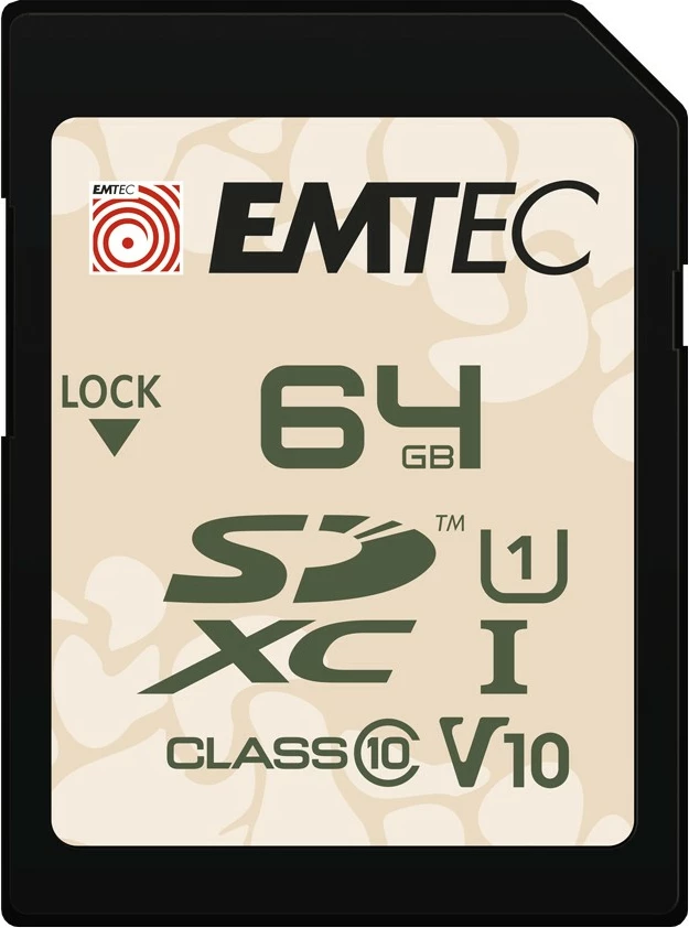 Kartelë SD EMTEC SDHC UHS-I V10, 64GB, Class 10, 90MB/s, e jashtme
