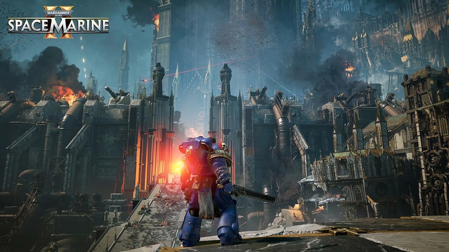 Lojë PS5 Focus Entertainment Warhammer 40,000: Space Marine 2, Ultima Limited Edition, PEGI 18, me SteelBook + Season Pass 1/2 + DLC Macragge's Chosen