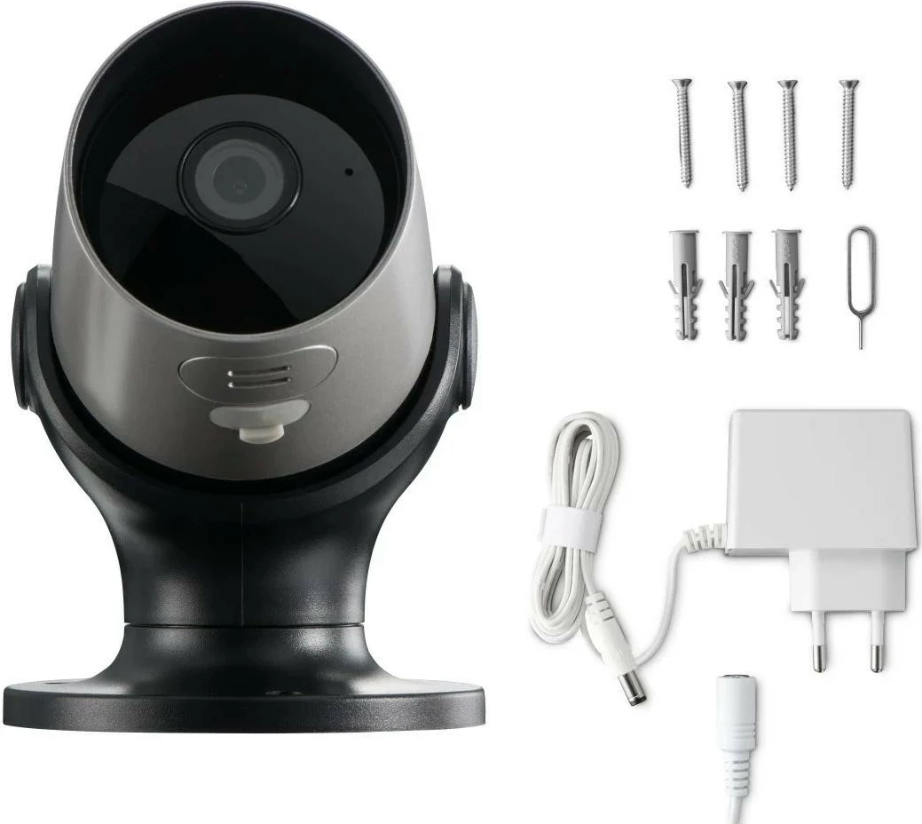 Kamerë monitorimi Hama 176646, WiFi, jashtë, rezolucion 1080p, e zezë