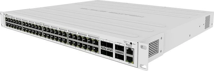 Switch MikroTik CRS354-48P-4S+2Q+RM, Managed, PoE, 1U