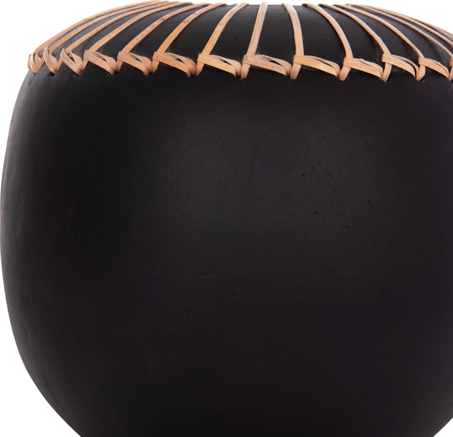 Vazo dekorative tavoline LENNOX, terrakotë e zezë, FH4675.01L, 22x20cm