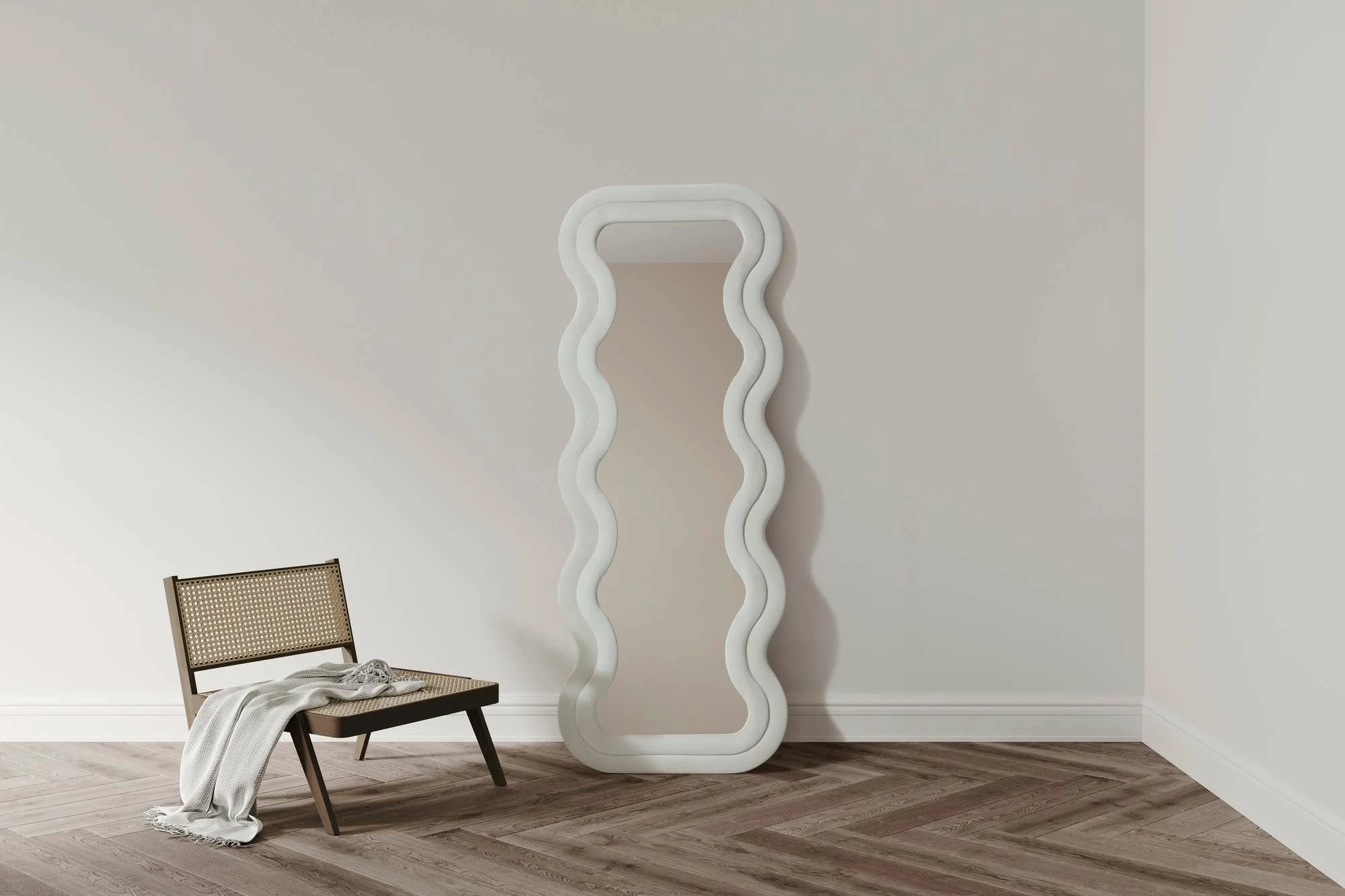 Pasqyrë Cheval Mundo, krem, Skye Decor, 65x170cm