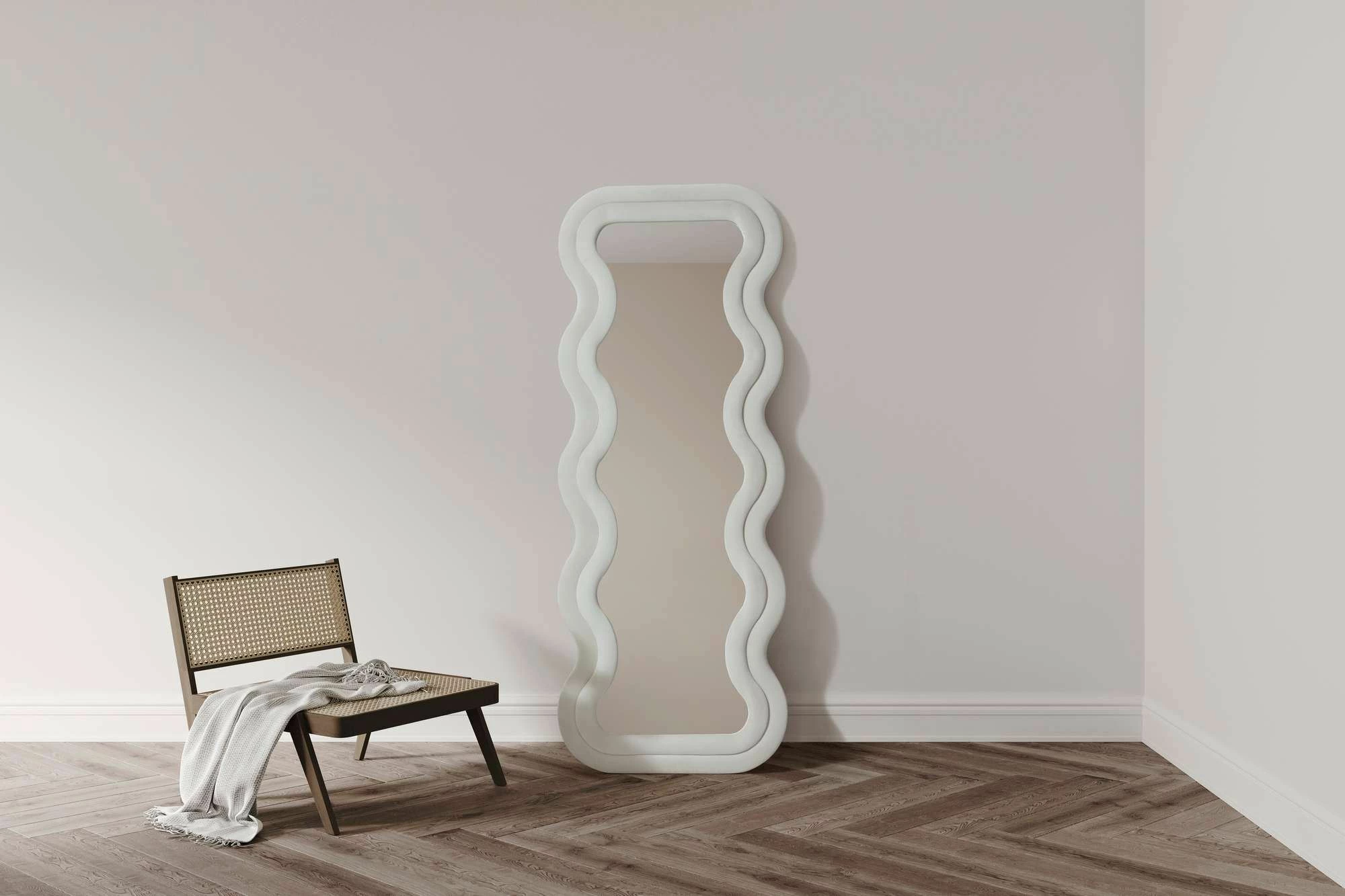Pasqyrë Cheval Mundo, krem, Skye Decor, 65x170cm