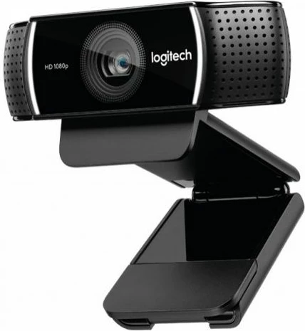 Webcam Logitech C922 Pro Stream 1080p USB me autofocus e mikrofon stereo, e zezë