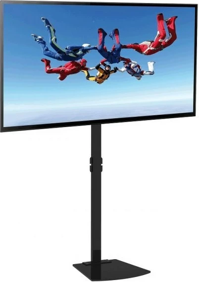 Qëndrim dysheme për TV/monitor Techly 028832, për LCD/LED 32-70 inç, i rregullueshëm, i zi