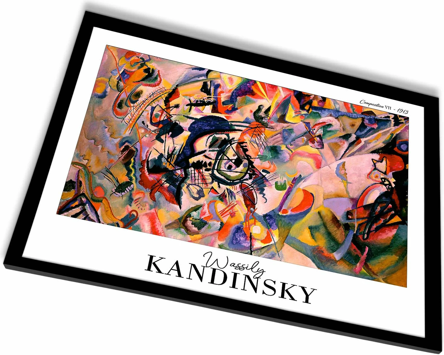 Pikturë dekorative me kornizë, Wallity, 4262SYHKANDINSKY-003