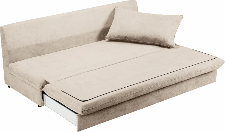 Krevat-sofá Girasole, 3 vende, bezhë, 200x87x90cm