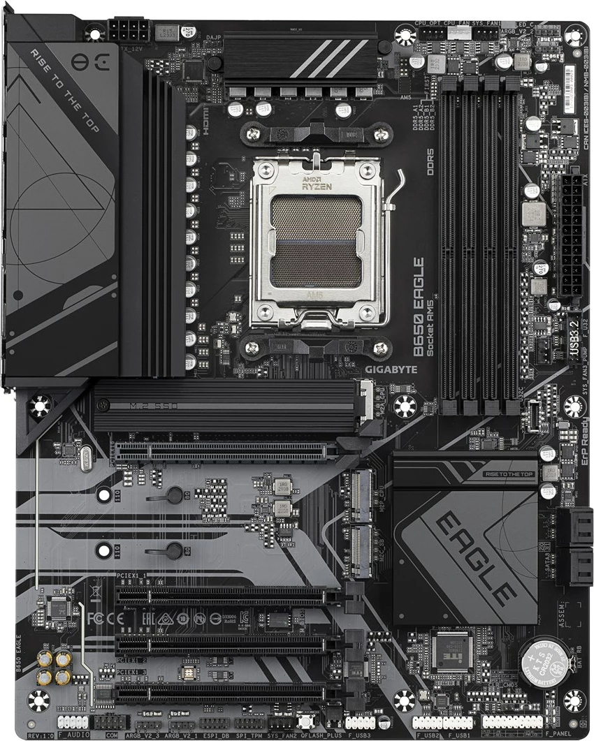 Pllakë amë Gigabyte B650 EAGLE, Socket AM5, bronz