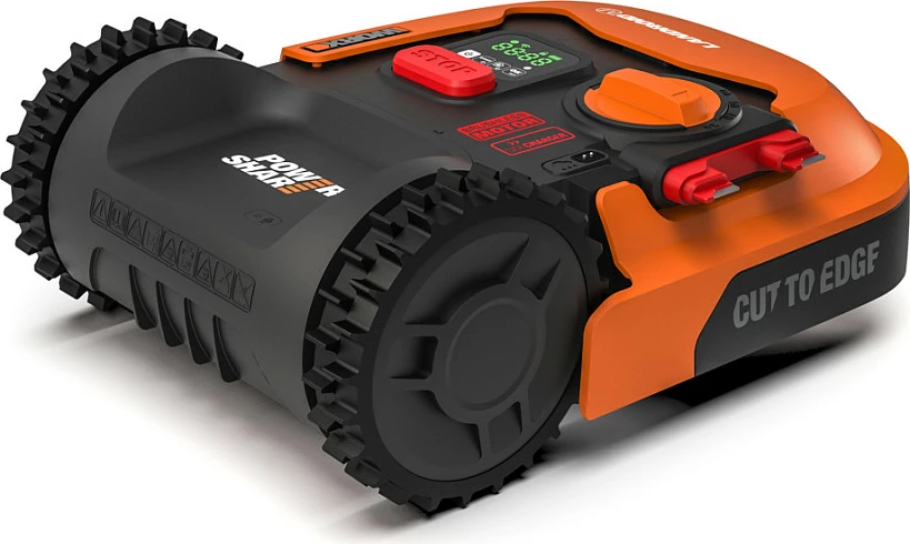 Kosilëse bari robotike WORX Landroid M WR141E, 500 m², 20V 2Ah, e zezë/portokalli