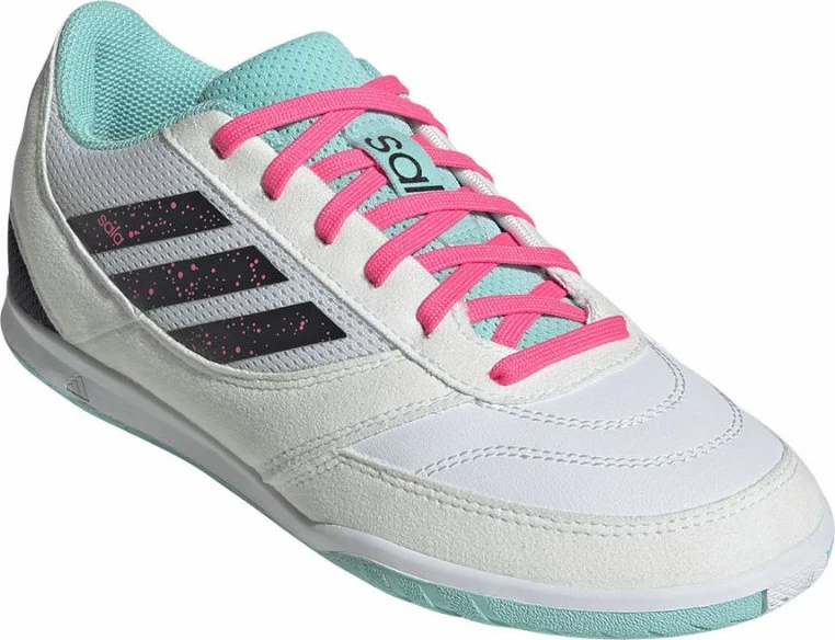 Atlete futsalli për fëmijë adidas, të bardha