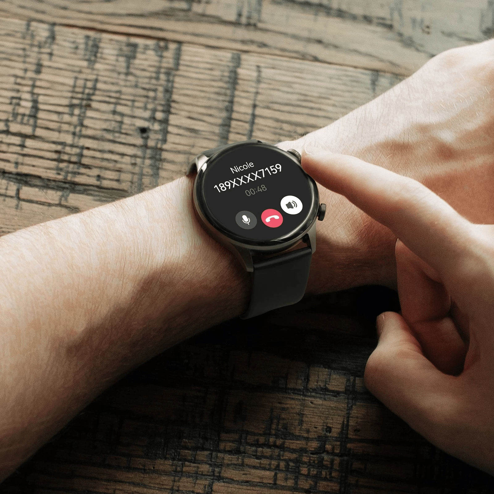 Smartwatch Haylou RT3 LS16, AMOLED 1.43\", Bluetooth 5.2, IP68, 280 mAh, Argjendtë