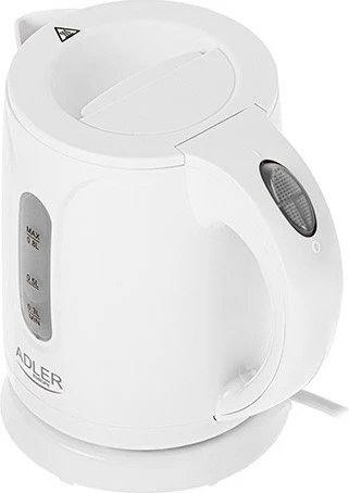 çajnik elektrik, Adler, AD 1371w, 0.8 L, 850 W, i bardhë