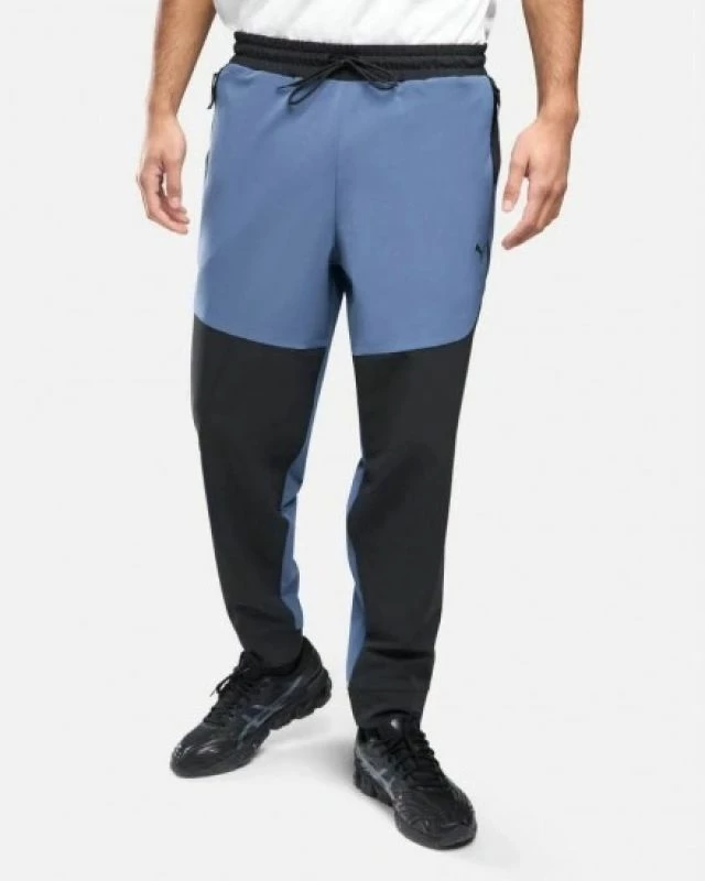 Pantallona sportive meshkuj Puma Tech Woven, kaltër [Madhësia: XS]