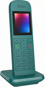 Telefon fiks pa kabllo Telekom Speedphone 12, IP/VoIP, me bazë karikimi, petrol