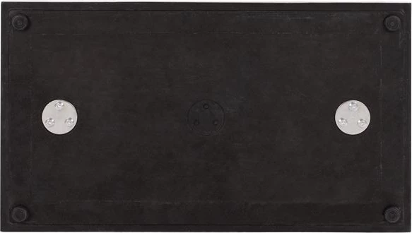 Bazë metalike e dyfishtë e bardhë mat 40x70x72 me rregullues FH435.12 7