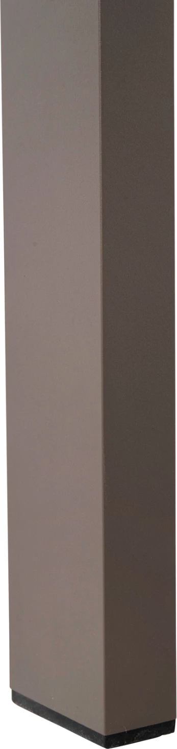 Tavolinë ngrënieje për jashtë GOYA, alumini, ngjyrë shampanjë & sipërfaqe tavoline polywood, 160x80x75 cm