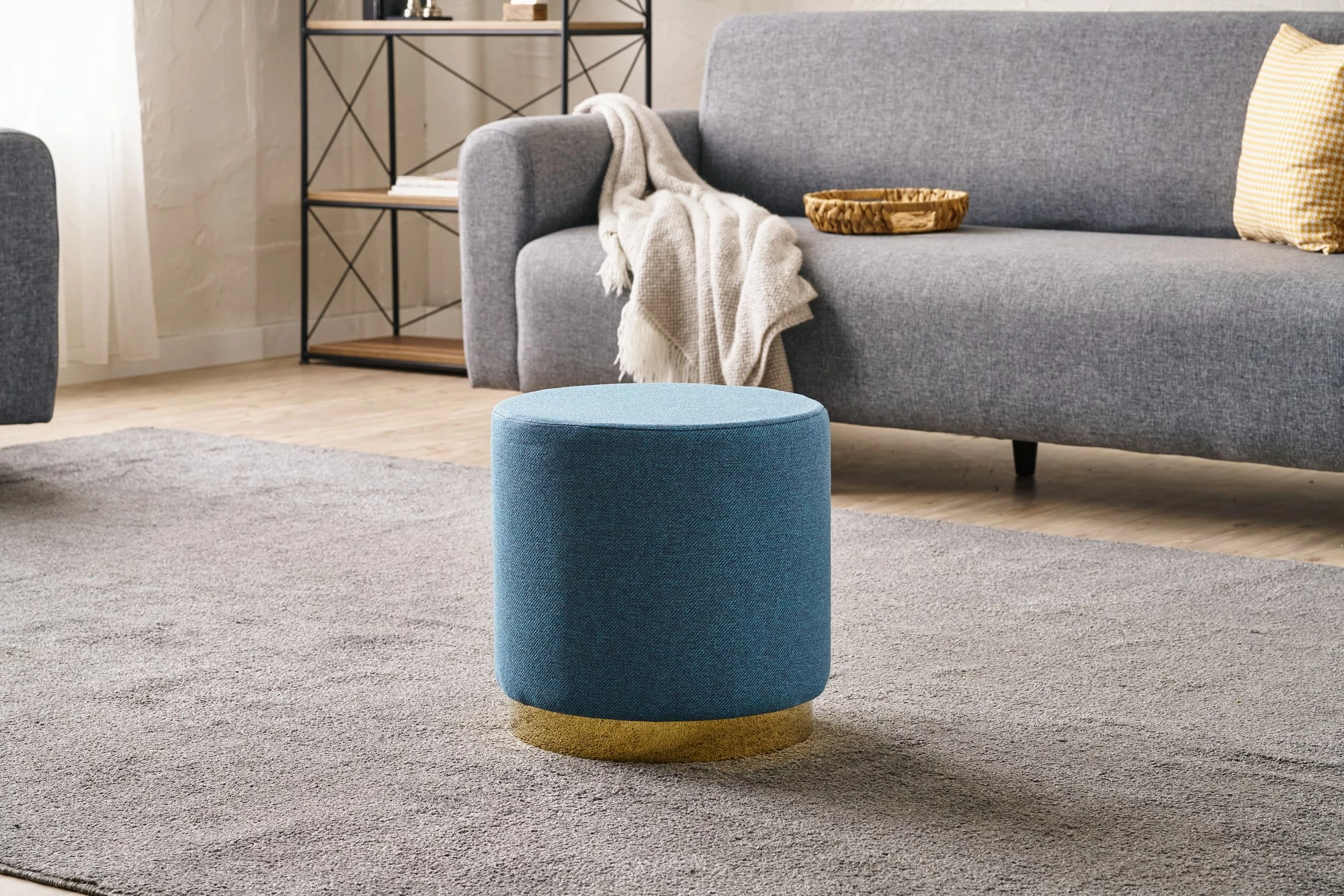 Puf Atelier del Sofa, ngjyrë kaltër, Göcek