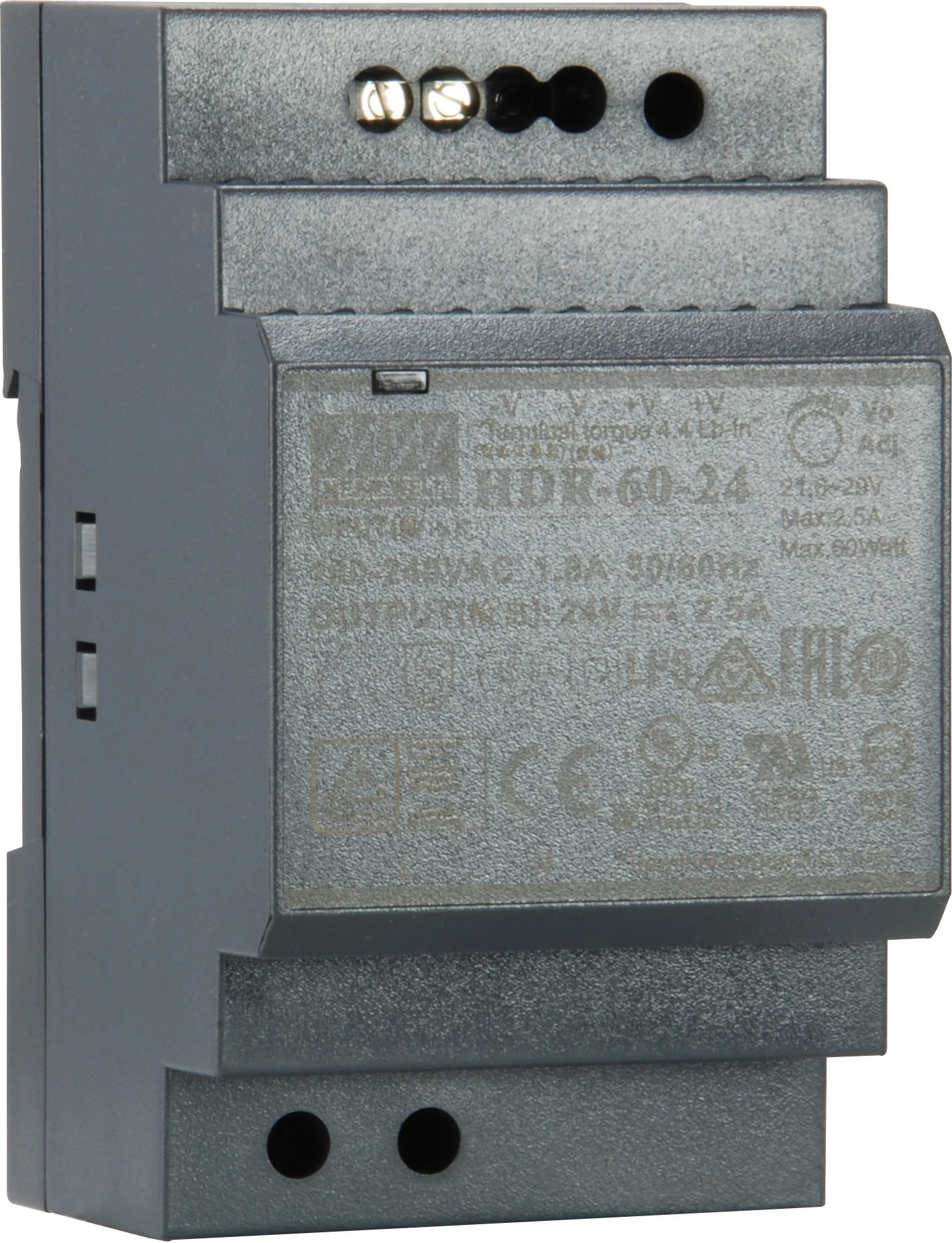 Furnizues energjie LevelOne, 24V DC, 60W, DIN-Rail, i zi