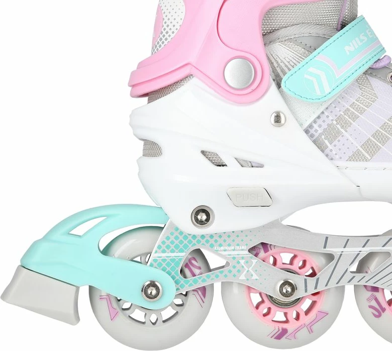 Rollera për fëmijë Nils Extreme NH18192 4in1, rozë, madhësia S (29-33)