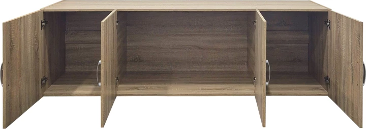 Shtesë rafti katër-dyer për dollap Alvia, ngjyrë sonoma, 200x51x60cm