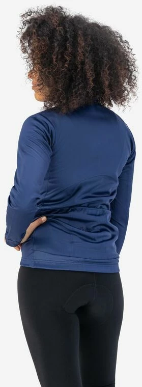 Maicë me mëngë të gjata për femra Rogelli, blu e errët