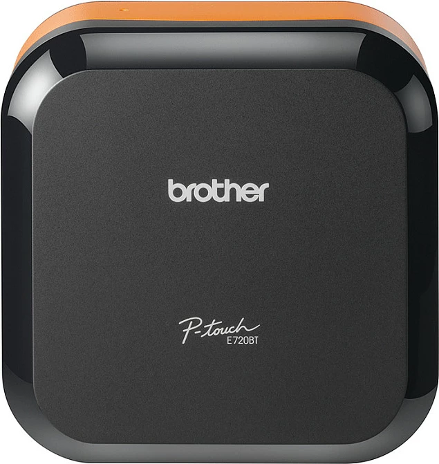 Printer etiketash Brother P-touch PT-E720BT, Bluetooth, USB, 180×180 dpi, 24 mm, i zi/portokalli