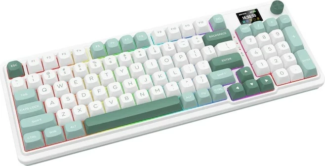Tastierë mekanike Redragon Galatin Pro K719WG-RGB-PRO, 96%, RGB, wireless/wired, e bardhë