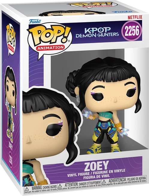 Figurë koleksionuese vinyl Funko Pop! Animation KPOP Demon Hunters Zoey, shumëngjyrëshe