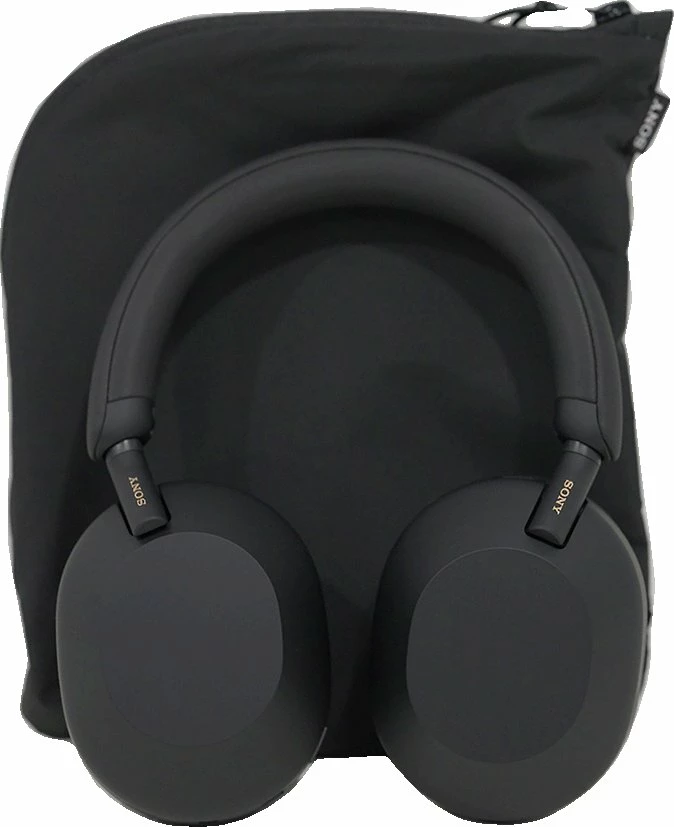 Kufje Bluetooth Sony WH-1000XM5 (WH-1000XM5SA), ANC, me mikrofon, deri 30h, të zeza, me soft case