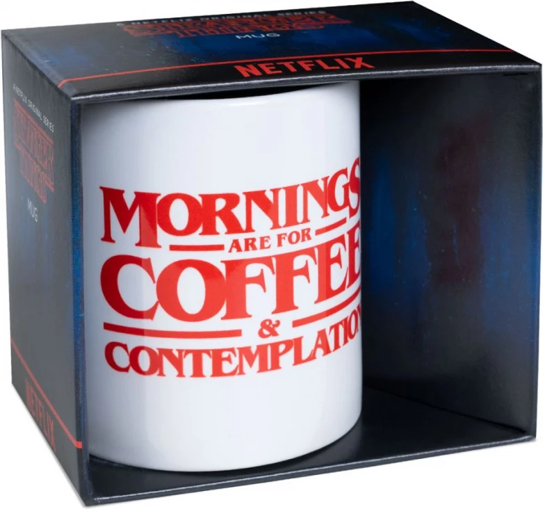 Skodelicë, Pyramid International, Stranger Things Coffee & Contemplation, e bardhë