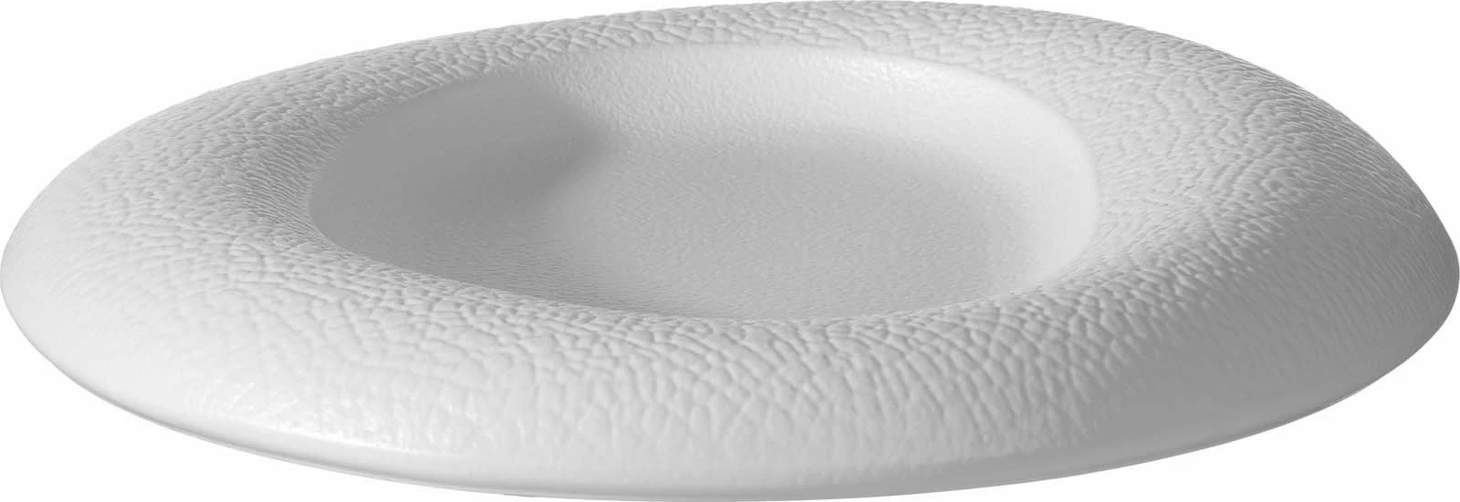 Pjatë gourmet Fine Dine Fizz 270 mm, porcelan, e bardhë, set 3 copë