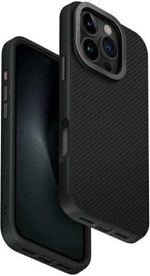 Mbështjellës UNIQ Keva Max Magclick për iPhone 16 Pro, i zi