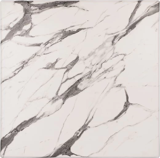 Sipërfaqe Tavoline Werzalit 80x80 Mermer Bardhë-Gri 5654 FH5231.11