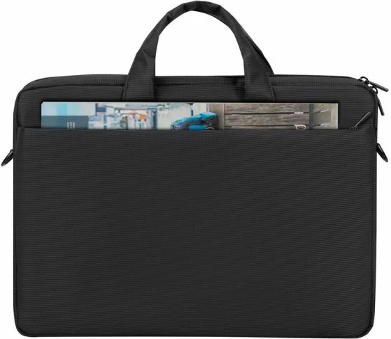 çantë laptopi RIVACASE Tivoli 8731, 15.6", me rrip shpatulle i rregullueshëm, gri