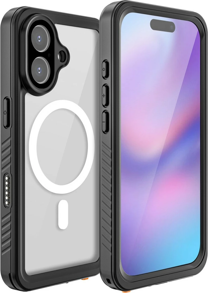 Mbështjellës 4smarts për iPhone 17, i papërshkueshëm nga uji, MagSafe, i zi