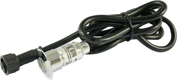 Ndriçues dyshemeje për jashtë Synergy21 S21-LED-L00025, LED 0.6W, 3000K, IP67, 12V DC, argjend