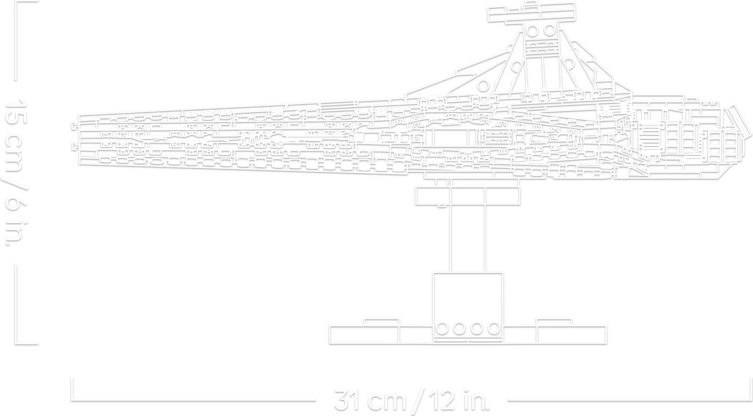 Set ndërtimi LEGO Star Wars Venator-Class Attack Cruiser 75441, 643 pjesë, 18+, shumëngjyrësh