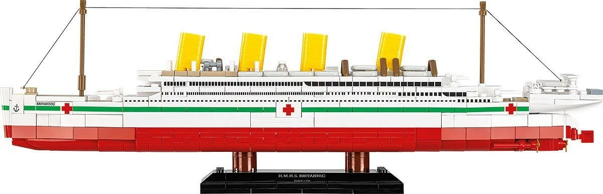 Set blloqe ndërtimi Cobi H.M.H.S. Britannic, 636 pjesë, plastikë