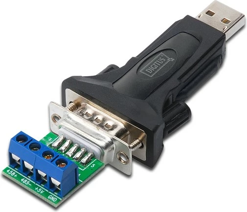 Adapter USB 2.0 në RS485 Digitus DA-70157, 80cm, i zi
