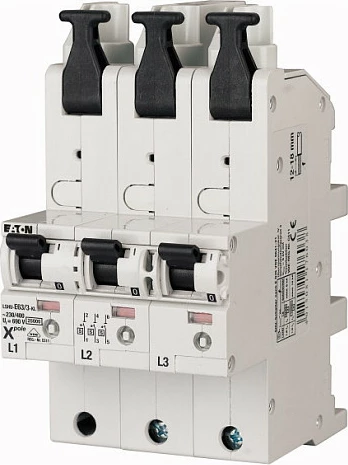 Ndërprerës automatik Eaton LSHU-E63/3-KL, 63A, 3-pol, IP40, i bardhë