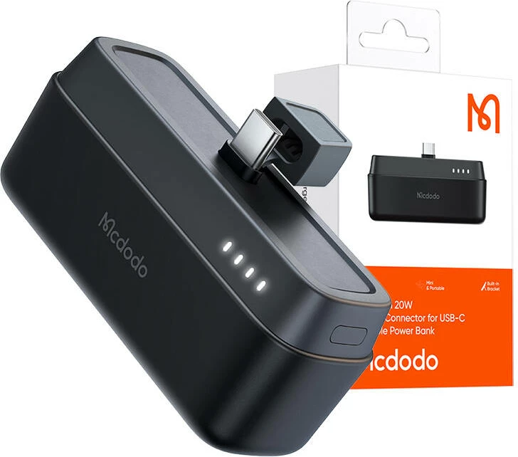 Powerbank Mcdodo MC-6301, 5000mAh, 20W, USB-C, e zezë