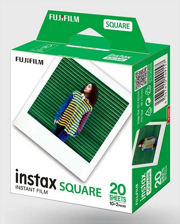 Film instant Fujifilm instax SQUARE, 20 fleta