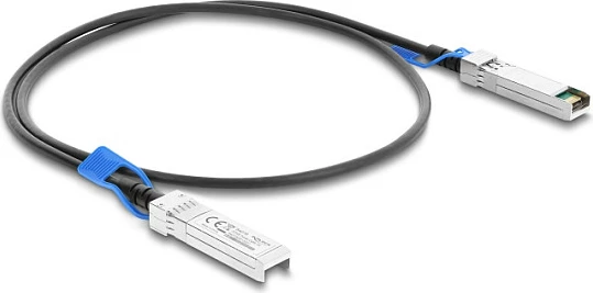 Kabllo Twinax DeLOCK SFP28 në SFP28, 25 Gbps, 1 m, e zezë