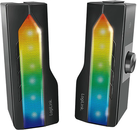 Altoparlant LogiLink soundbar 2.0, Bluetooth, 3.5mm, me ndriçim RGB