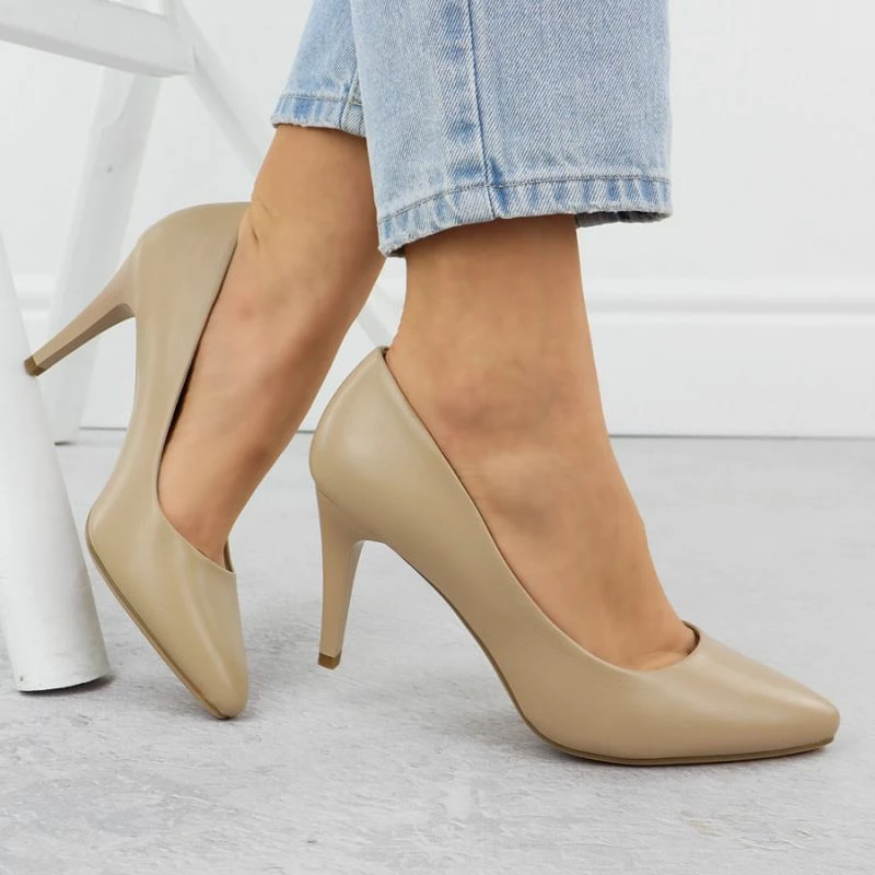 Këpucë elegante femrash LEONE 1396, coffee